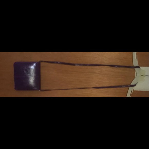 New Thai Purple Snakeskin Pocketbook Purse made in Thailand - Picture 15 of 16